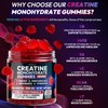 AEQNJV Creatine Gummies Monohydrate Complex 9000MG, Pre-Workout Supplement for Men