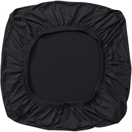 SANTUO Black Office Chair Cover Washable Seat Sleeve Seat Cushion Cover Anti-Slip Stretch Gaming Chair Cover for Rotating Armrests Swivel Gaming