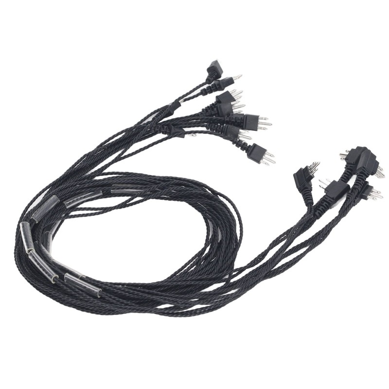 5pcs Sound Aid Adapter Cable Recevier Cable Hearing Device Accessories