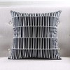 Modern Homes Black and White Throw Pillow Covers 16x16 inches;