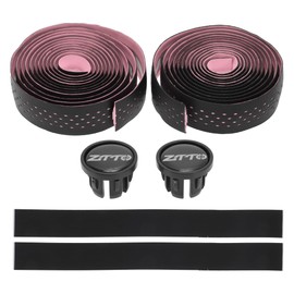 BULLSPANN 1 Pair Bicycle Handlebar Tapes, Cork Bicycle Handlebar Tapes, Bicycle Handlebar Tape, EVA Bicycle Handlebar Wrap for Road Bike, Mountain Bike, Pink