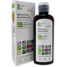 Shampoo "Burdock" Against Hair Loss with Growth Promoters 200ml with Complex Bh Intensive +