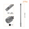 HARFINGTON 2pcs SL6 Magnetic SLotted Screwdriver Bits 6mm S2 Steel