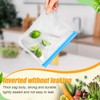 Reusable Silicone Food Storage Bags, 10 Pack 4 Size Leak