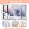 Beeveer 47 Inch x 10 ft Window Insulation Kit Cuttable