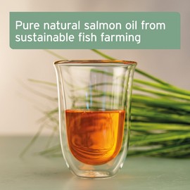 AniForte Premium Salmon Oil for Dogs, Cats, Horses & Pets 500ml - 100% Pure Natural Norwegian Fish Oil Supplement With Omega 3, 6 & EPA, DHA & ALA Fatty Acids, For Coat & Skin, Joints & Brain Health