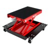 Extreme Max 5001.5059 Wide Motorcycle Scissor Jack with Dolly -