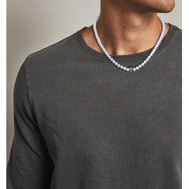 GAVU Men's Pearl Necklace, Shell pearl, No Gemstone