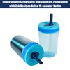 4pcs Replacement Straws with Bite Valve for Zak Designs Kelso