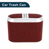 TUCKBOLD Car Trash Can Portable Car Door Trash Bin Red