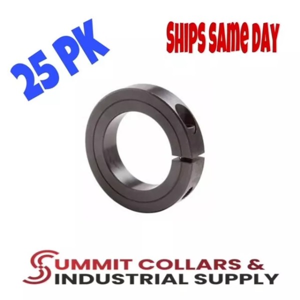 SUMMIT COLLARS 1” Inch (25 PCS) Single Split Shaft Stop