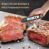 Soqool Digital Instant Read Meat Thermometer for Kitchen Oil Deep