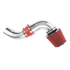 MARSFLUX Cold Air Intake Kit Fit for 1996-2004 Chevy S10 4.3L, 1996-2005 Chevy Blazer, 1996-2004 GMC Sonoma 4.3L, 1996-2001 GMC Jimmy, 4.3L V6 Aluminum Tube w/Filter (Red)