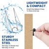 ZIUZI 30 Pcs Cubicle Hooks, Metal Push Pin Hangers, Heavy-Duty