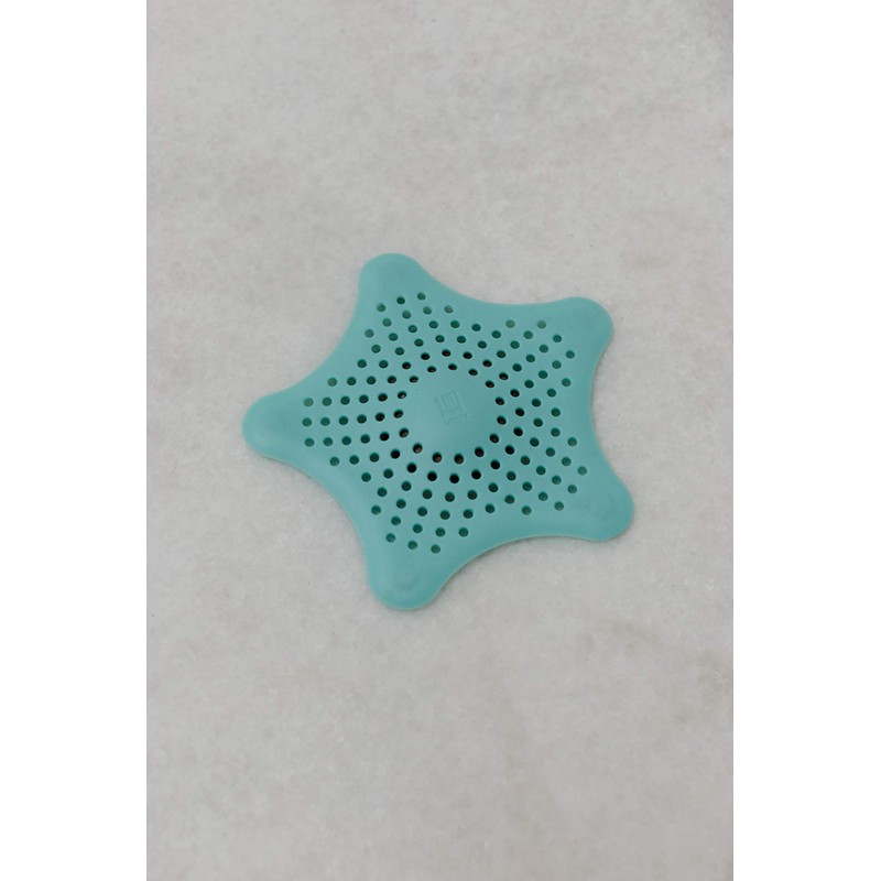 Umbra 023014-276 Starfish Hair Catcher, Tub Drain Hair Catcher, Surf