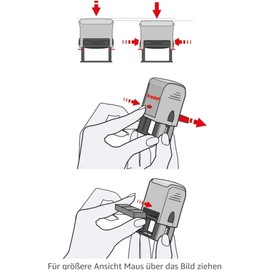 Invoice Verification - with Trodat Printy 4913 - Custom- 57 x 21 mm, Office, Booking Stamp, Company Stamp