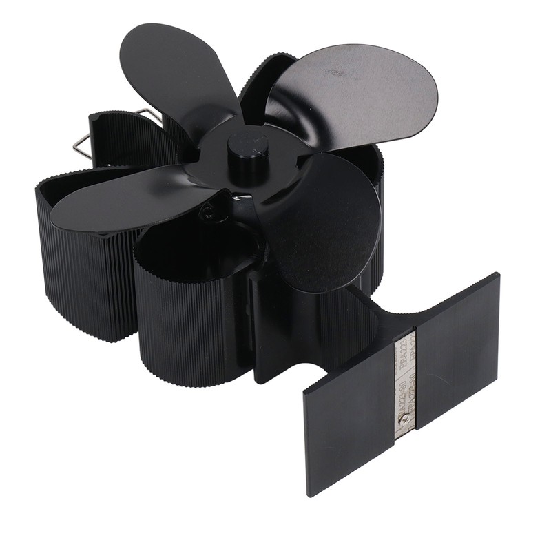 4 Blades Heat Powered Fireplace Fan Self Starting Temperature Resistant