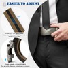 IGOLUMON Men's 2 Piece Leather Belt Men's Automatic Belt Work