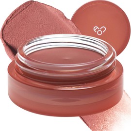 AOU FLOOFY MATTE BALM Tinted Balm Blusher for Lips and Cheeks 0.15Oz (01 Coral Balm)