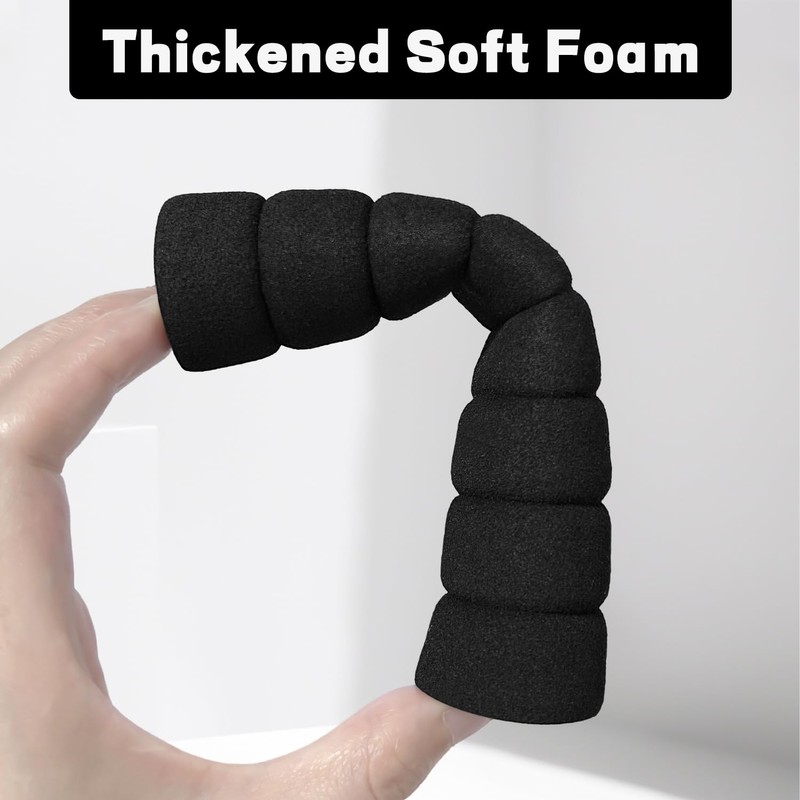 DIPZO Foam Door Handle Protectors, 2PCS Soft Anti-Collision Knob Covers,