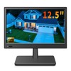 Jexiop 12.5 inch Security Monitor,Small Monitor with Speaker,Remote Control/HDMI/VGA/BNC/RCA Interfaces