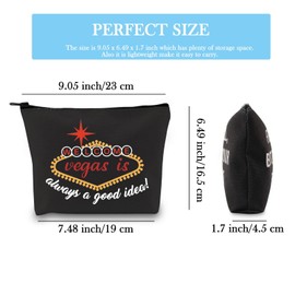 Las Vegas is always a good idea travel holiday make-up travel bag for women (Vegas Black Bag EU), Vegas Black Bag EU, m