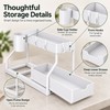 2-Tier Under Sink Organizer for Kitchen & Bathroom – Stainless