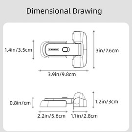 Refrigerator Fridge Freezer Door Lock for Kids, Child Proof Refrigerator Latch Lock Used for Cupboard Door Drawer Closet (White)