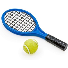 Miniature Tennis Racket Dollhouse Sports Decor Miniature Tools Micro Toys Tennis Racket Tennis Racket Women Desktop Mini Tennis Racket Funny Minihouse Tool