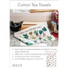 Abbott Collection Oranges & Blossoms Kitchen Tea Towel - 100%