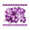 Tomauto 100 Pack 3 AMP ATC/ATO STANDARD Regular FUSE BLADE