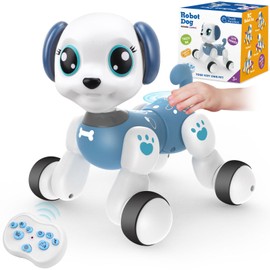 Britik Robot Dog Toys for 8-12 Years Old Boys Girls: Remote Control Dog Robot Dog for Kids 8-12 Robots for Kids 5-7 Pet Robot Electric Dog Robot Puppy Toy for 8 9 10 11 12 Years Old Boys Girls