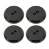 4PCS Aluminium Jack Pad Adapter Black Strong Strength Anodized Surface