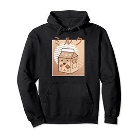 Kawaii Milk Retro Japanese Chocolate Milkshake Anime Pullover Hoodie