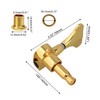Gold Bass Tuning Pegs Keys Machine Head Tuners Set 2R2L