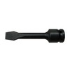 1/2-inch Drive Slotted Screwdriver Bit Socket, Heat-Treated Cr-Mo Alloy Steel,