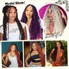 Blonde Braiding Hair for Boho Braids 4 Packs 26 Inch