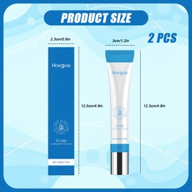 2PCS Scalp Hair Growth Serum with Ball Bearings - Non-Greasy Hair Essence for Men & Women - Promotes Faster Hair Regrowth & Cleanses Scalp