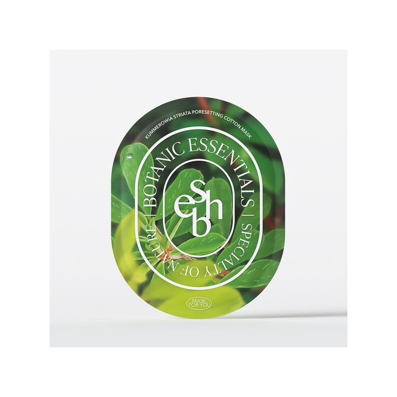 Knot Pore Setting Cotton Mask Pack 5 Vegan Cotton Mask