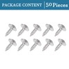 QUARKZMAN 2 x 6 mm Self-Tapping Screws x 50 Pieces