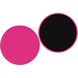 2 Pcs Core Sliders, Exercise Gliding Discs Dual Sided Use on Carpet and Hardwood Floors, Lightweight and Perfect Fitness Apparatus for Training Abdominal Core Strength (Rose)