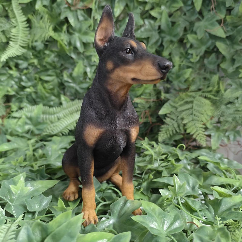 Vivid Arts Dobermann-Pinscher – Gartendekoration für drinnen und draußen