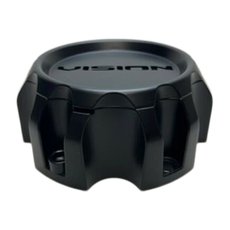 Vision Matte Black 6 Lug Wheel Center Cap C353MB-6V C353GM-6V-UP
