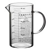 Glass graduated cup, high borosilicate glass cup, can be used