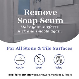 Marblelife Soap Scum Remover, Heavy Duty Cleaner for All Tile Surfaces, 15oz