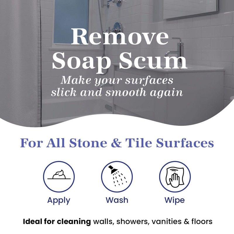 Marblelife Soap Scum Remover, Heavy Duty Cleaner for All Tile