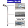 UHANBUT 17mm Car Spare Tire Lug Wrench, L Type Automotive