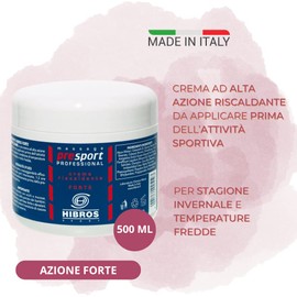 HIBROS Sport PreSport Strong Professional Warming Cream, 500ml
