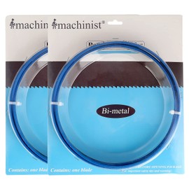 Imachinist 93" Long, 3/4" Wide, 0.035" Thick, 10/14TPI and 8/12TPI Bandsaw Blades for Cutting Soft Metal