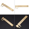 Brass Vernier Calipers, Akozon Retro Vernier Caliper 1pc Mini Brass